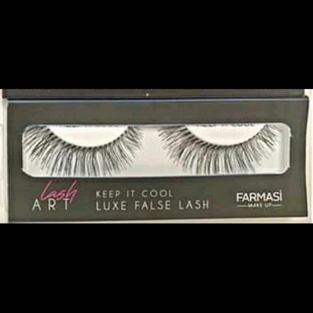 Luxe false lashes style keep it cool